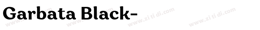 Garbata Black字体转换